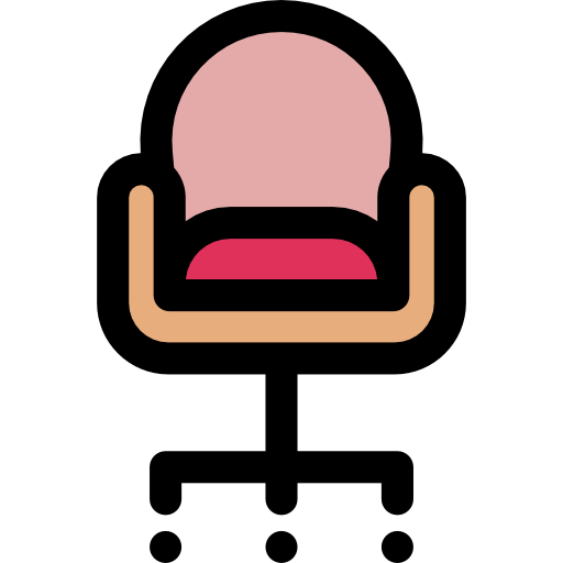 Chairs Detailed Rounded Lineal color icon