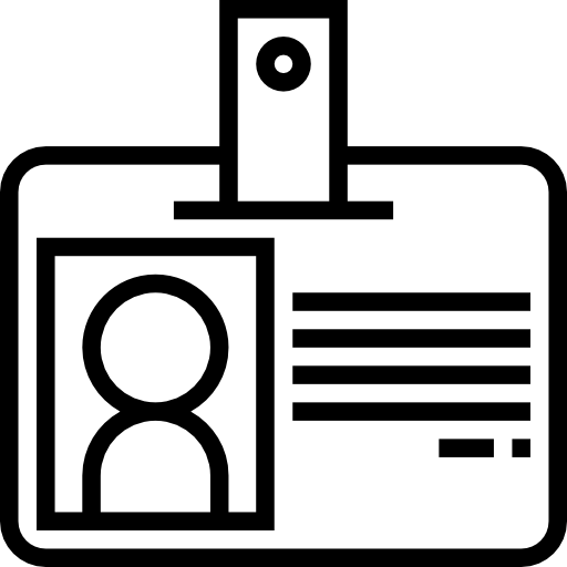 Id card Meticulous Line icon