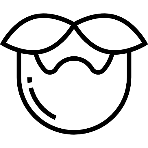 bigote Detailed Straight Lineal icono