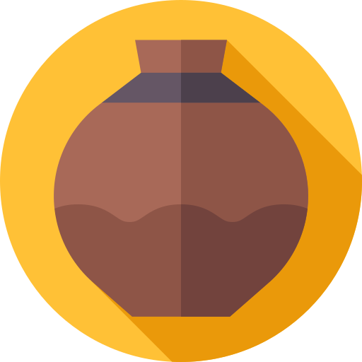 wazon Flat Circular Flat ikona
