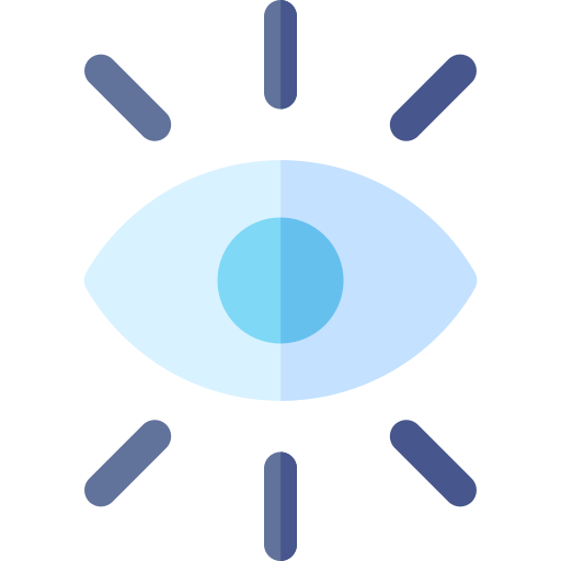 Eye Basic Rounded Flat icon
