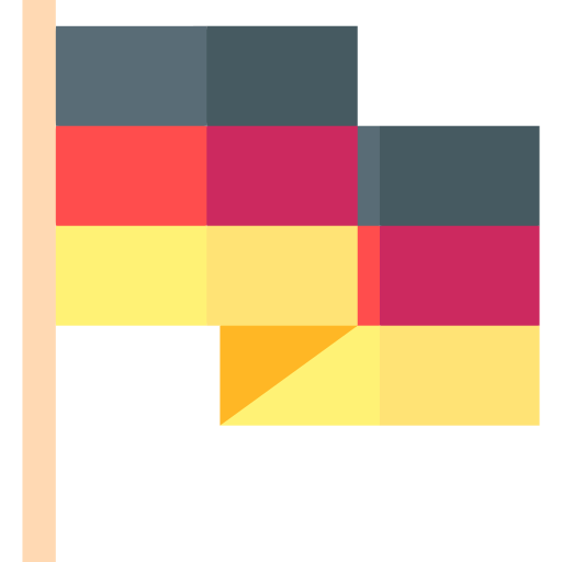 deutschland Basic Straight Flat icon