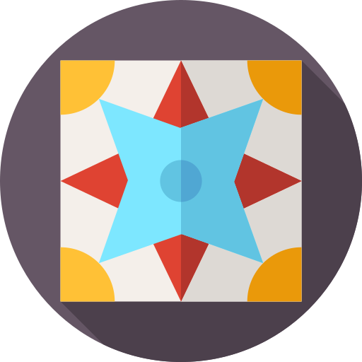 tegel Flat Circular Flat icoon