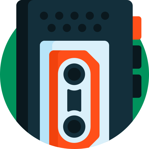 Voice recorder Detailed Flat Circular Flat icon