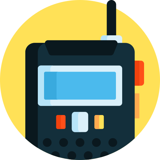 Walkie talkie Detailed Flat Circular Flat icon