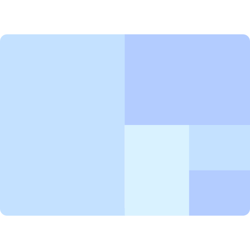 proporzioni Basic Rounded Flat icona
