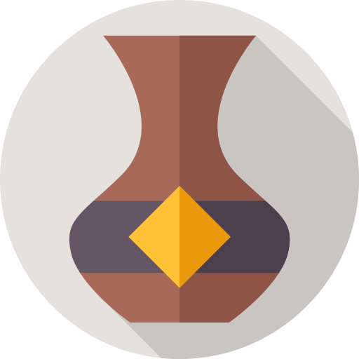 花瓶 Flat Circular Flat icon