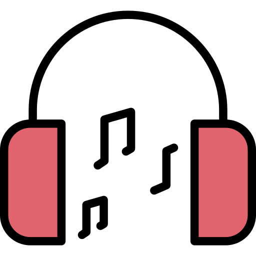 ヘッドフォン Generic Outline Color icon