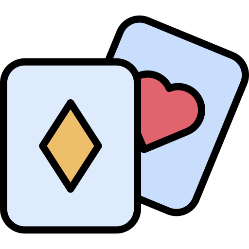 Покерные карты Generic Outline Color иконка