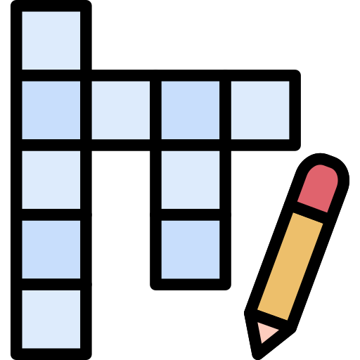 krzyżówka Generic Outline Color ikona
