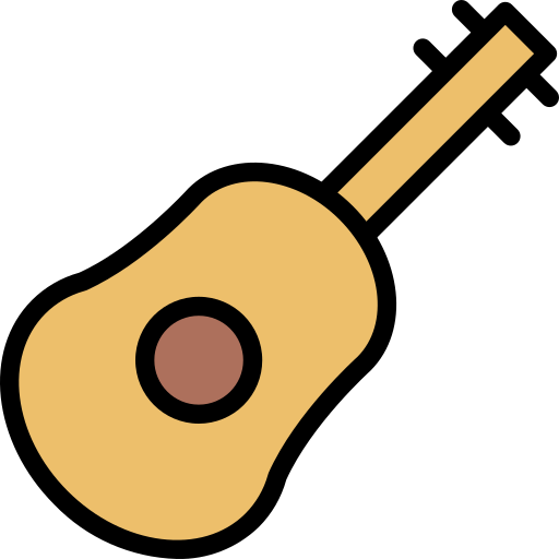 Guitar Generic Outline Color icon