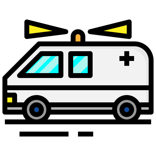 ambulancia Surang Lineal Color icono