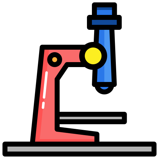 Microscope Surang Lineal Color icon