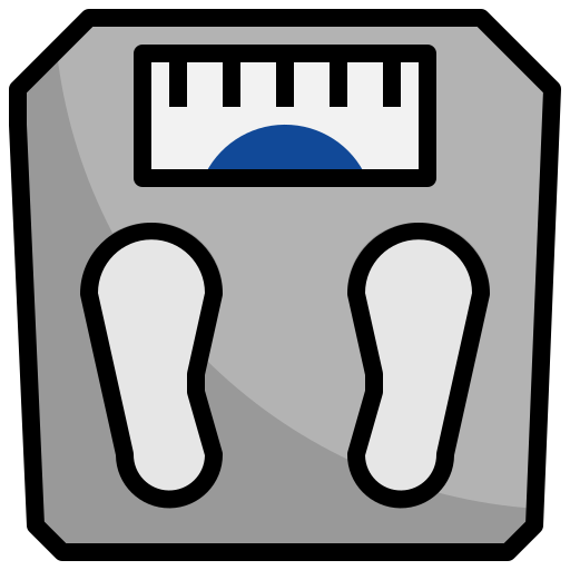 Weight scale Surang Lineal Color icon