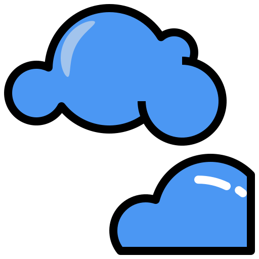 nube Surang Lineal Color icono