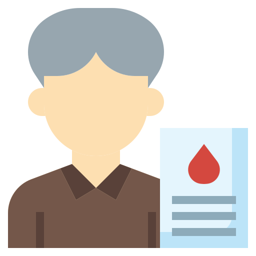 Blood test Surang Flat icon