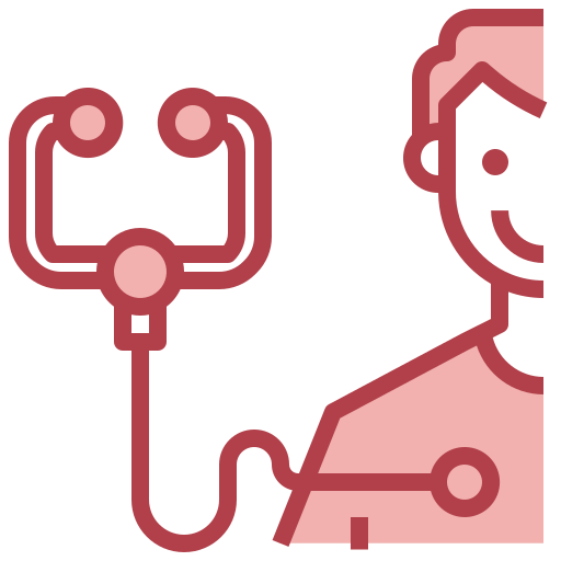 Stethoscope Surang Red icon