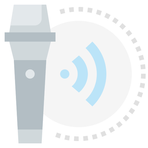 mikrofon Surang Flat icon