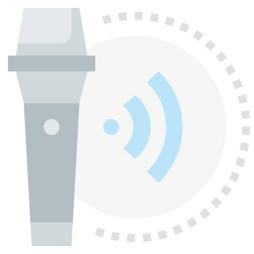 Microphone Surang Flat icon