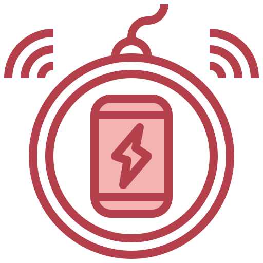 Зарядное устройство для телефона Surang Red иконка