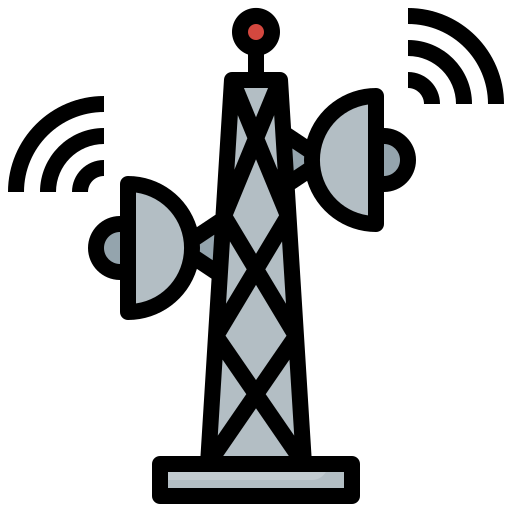 wieża transmisyjna Surang Lineal Color ikona