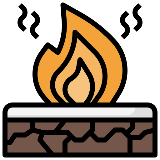 Bonfire Surang Lineal Color icon