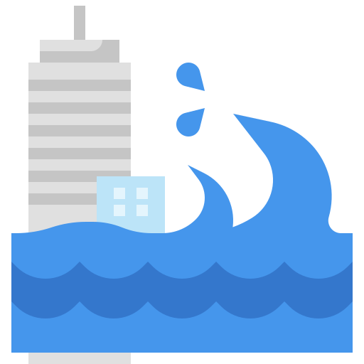 tsunami Surang Flat icon