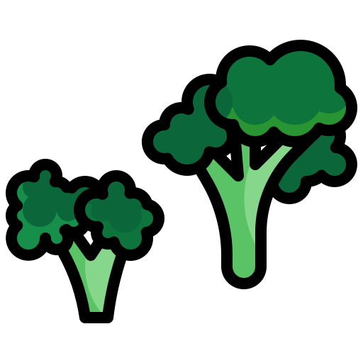 broccoli Surang Lineal Color icona