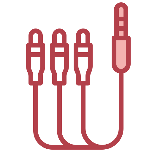 Rca cable Surang Red icon