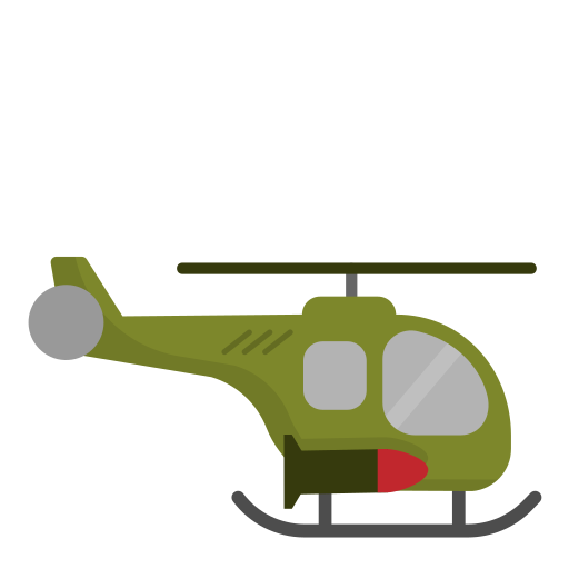 elicottero dell'esercito Generic Flat icona