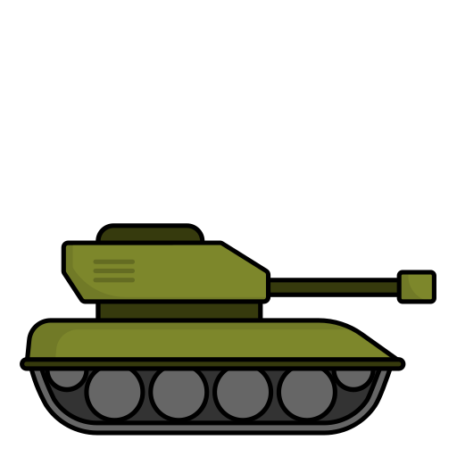 탱크 Generic Outline Color icon