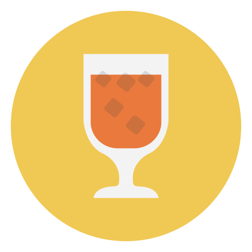 whiskey Vector Stall Flat icon