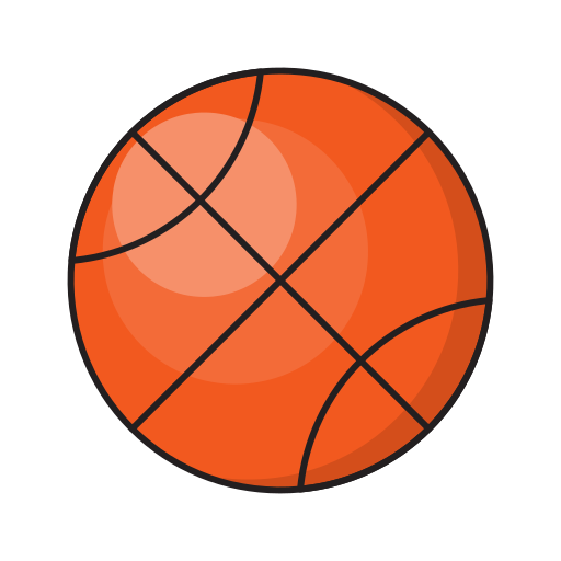 baloncesto Vector Stall Lineal Color icono