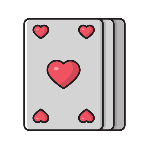 gioco di carte Vector Stall Lineal Color icona