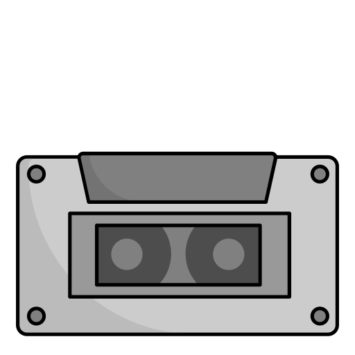 vhs Generic Outline Color icono