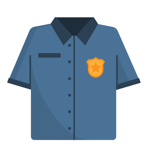 Police uniform Generic Flat icon