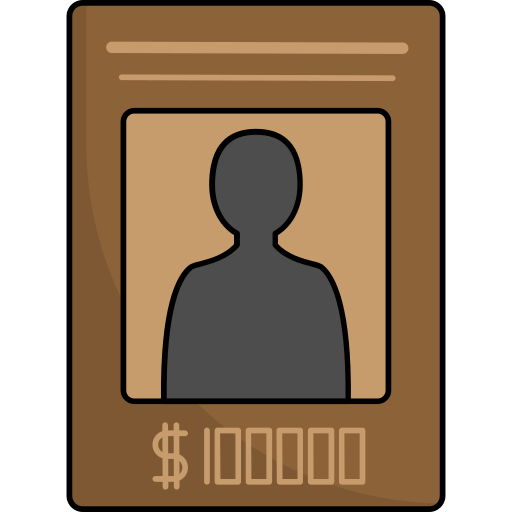 Wanted Generic Outline Color icon