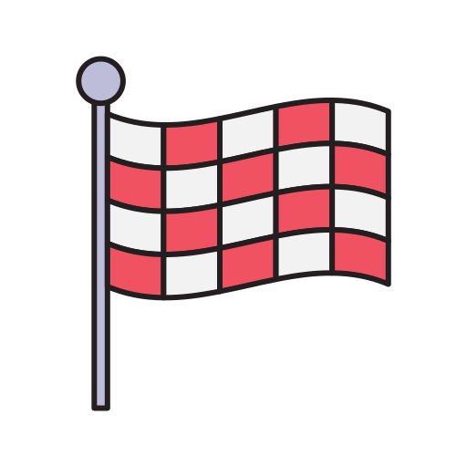flagge Vector Stall Lineal Color icon