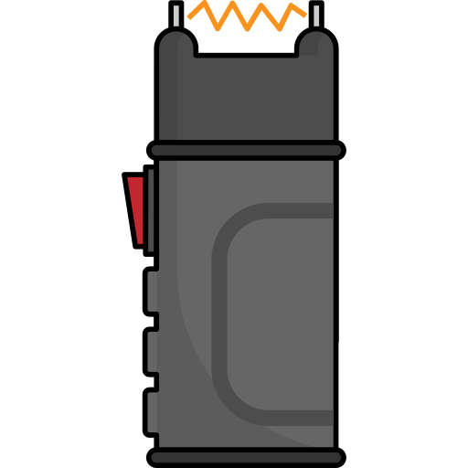 Электрошоковый пистолет Generic Outline Color иконка