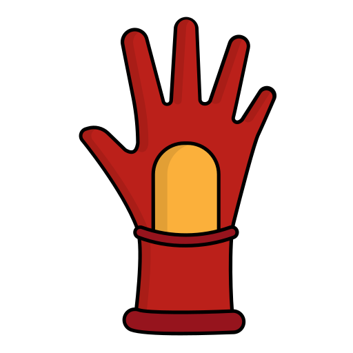 rękawiczka Generic Outline Color ikona