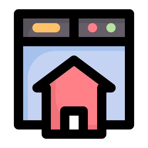 Home page Generic Outline Color icon