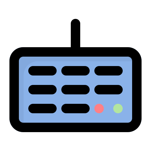 tastatur Generic Outline Color icon