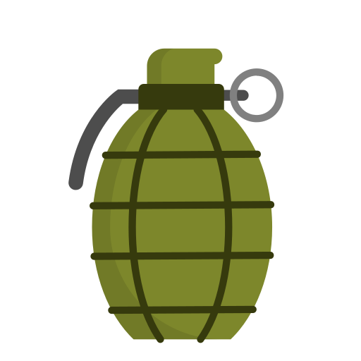 granat ręczny Generic Flat ikona