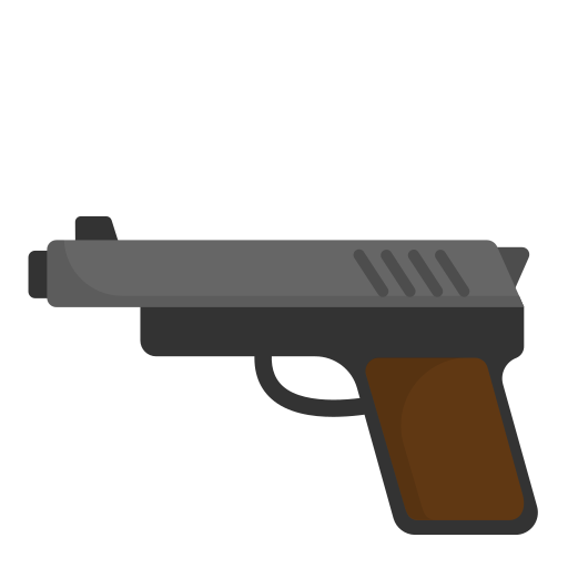 handgeweer Generic Flat icoon