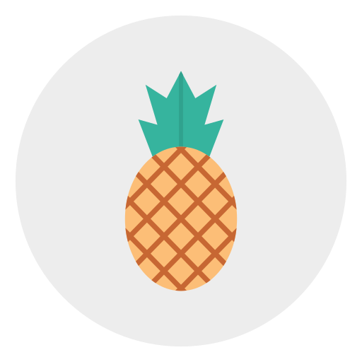 ananas Vector Stall Flat icon