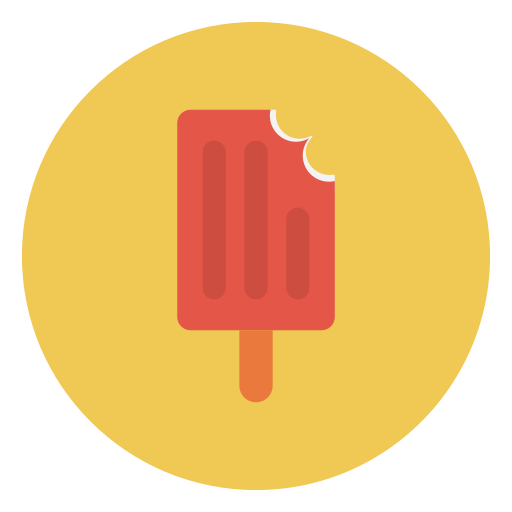 palito de helado Vector Stall Flat icono