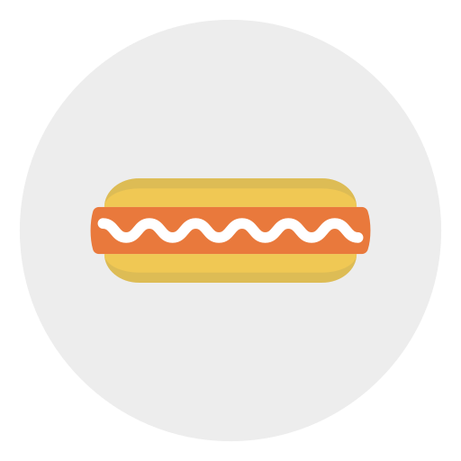 Sausage Vector Stall Flat icon