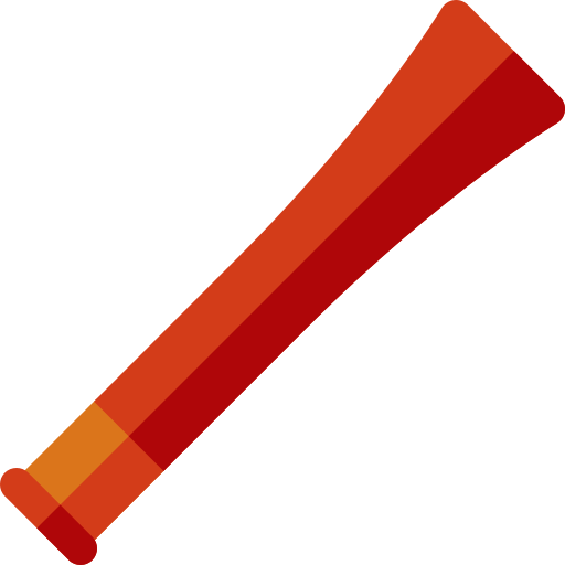 vuvuzela Basic Rounded Flat icono