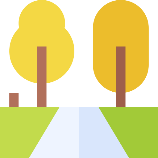 Осеннее дерево Basic Straight Flat иконка