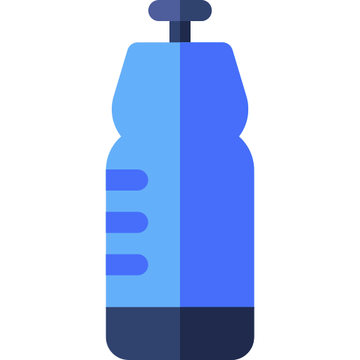botella de agua Basic Rounded Flat icono